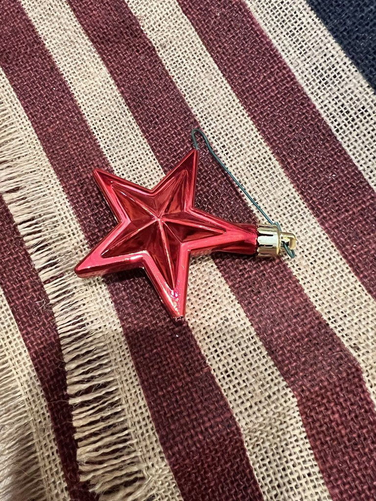 PATRIOTIC STAR ORNAMENT