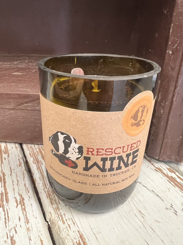 RESCUED WINE SOY CANDLE