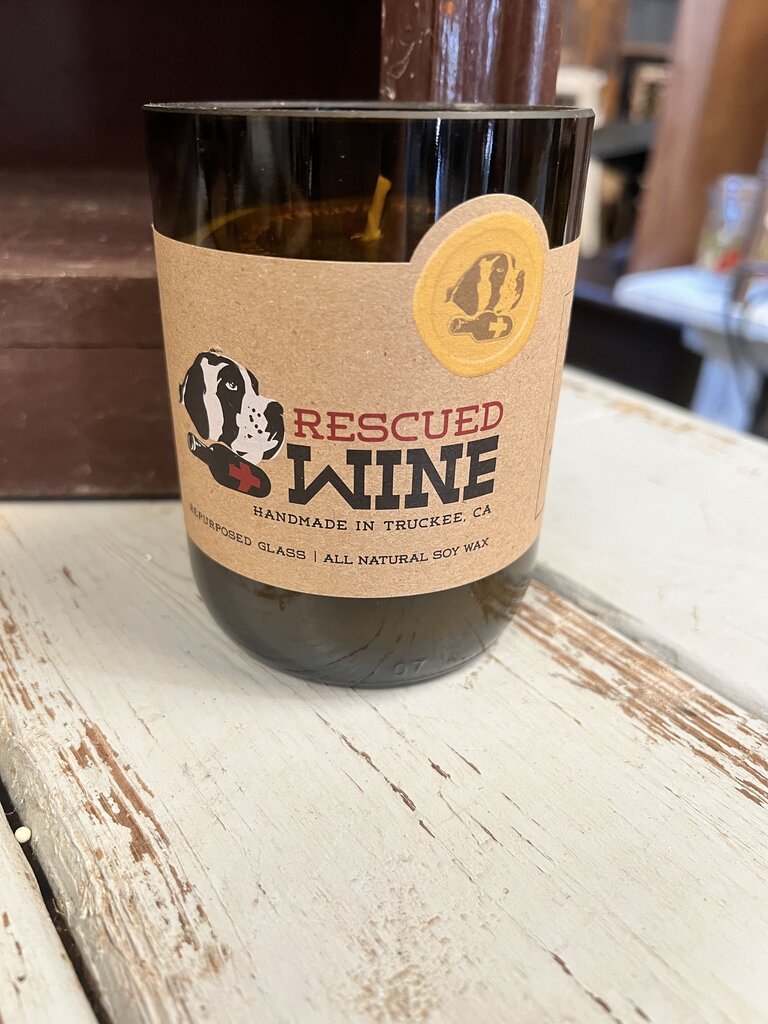 RESCUED WINE SOY CANDLE