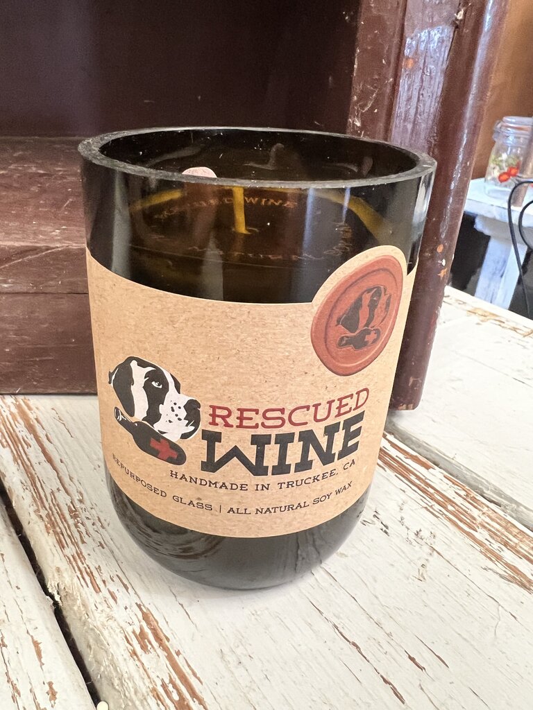 RESCUED WINE SOY CANDLE