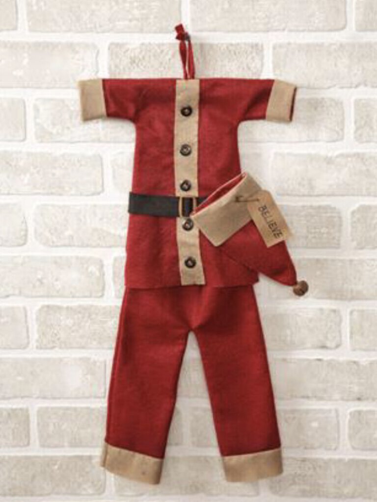 Hanging Santa Suit