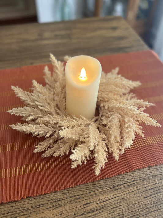 Pampas Candle Ring