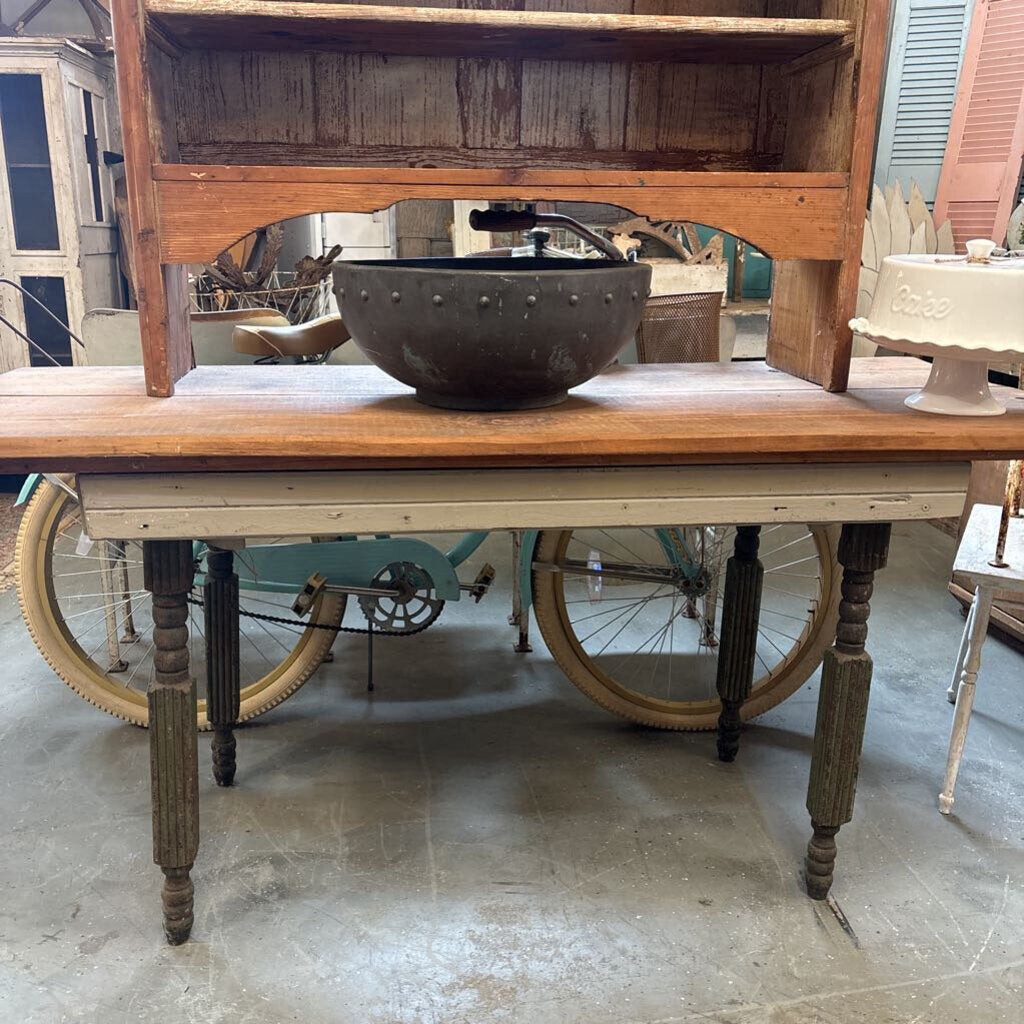 VINTAGE TWO BOARD TOP TABLE