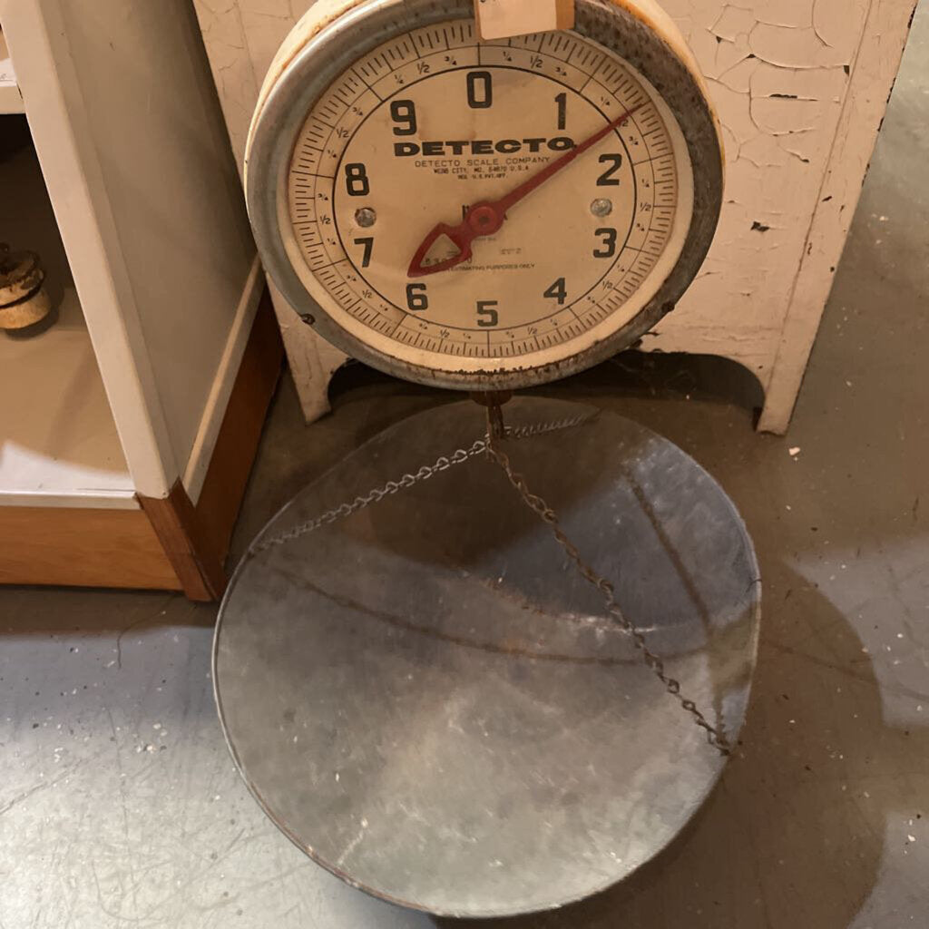 VINTAGE DETECTO COMPANY HANGING MERCHANT SCALE