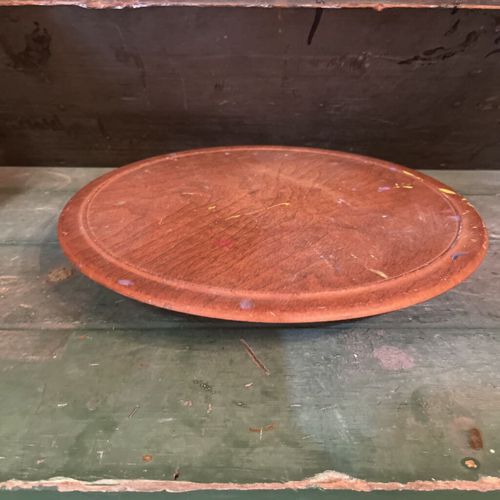 WOODEN LAZY SUSAN 14"