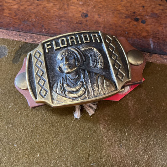 Brass Florida Buckle