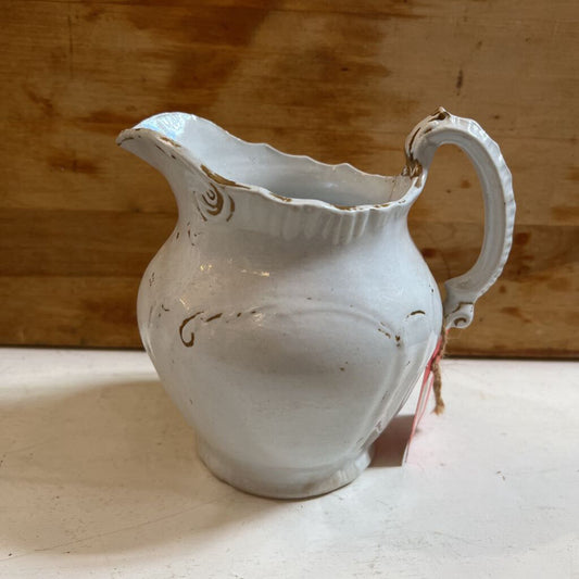 White&Gold Pitcher