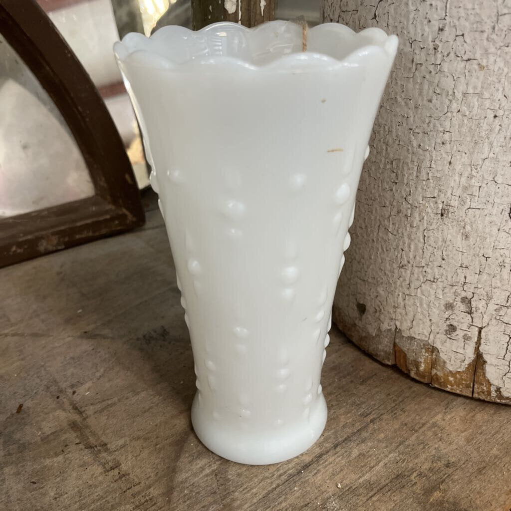 Milk Glass Vase