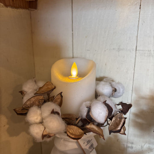 COTTON CANDLE RING