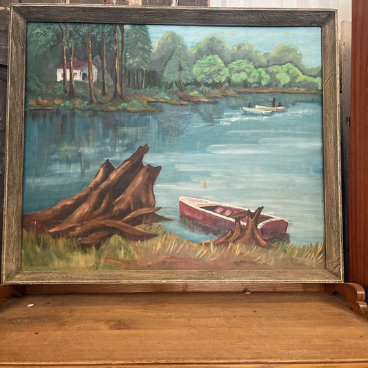 Boat Painting