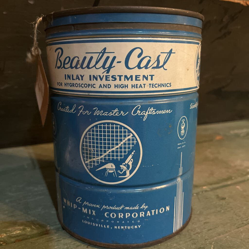 BEAUTY CAST METAL CAN