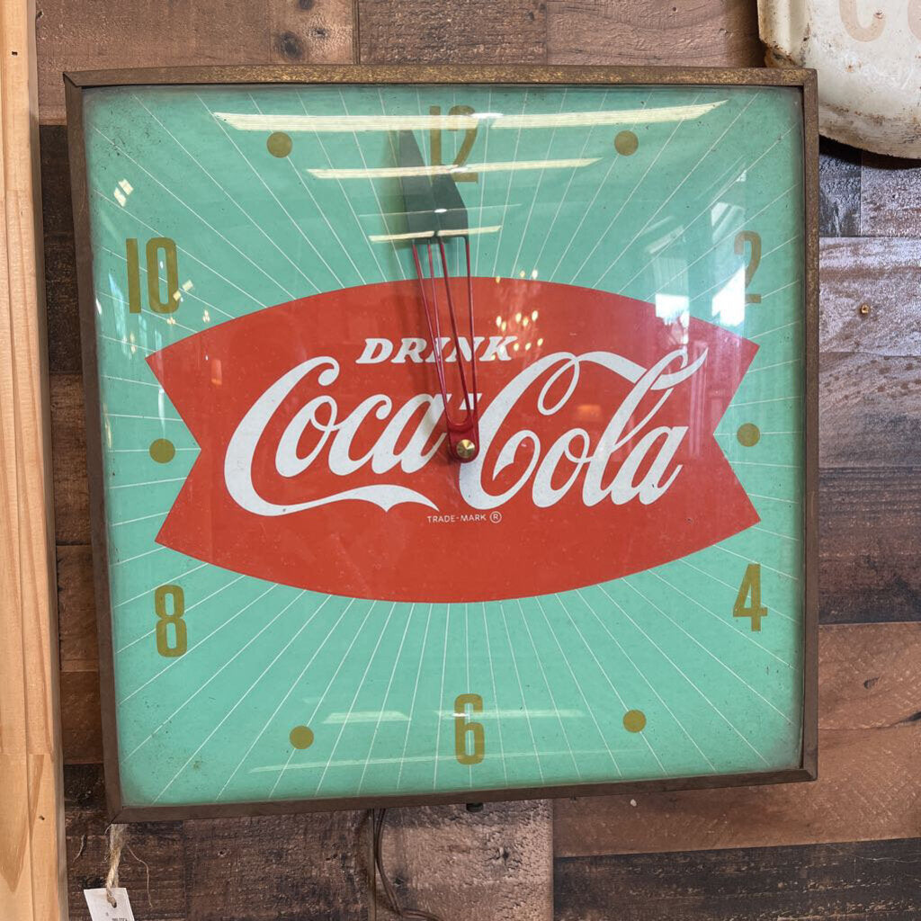 1960 COCA COLA CLOCK