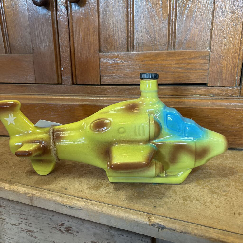 FIGHTER HELECOPTER DECANTER