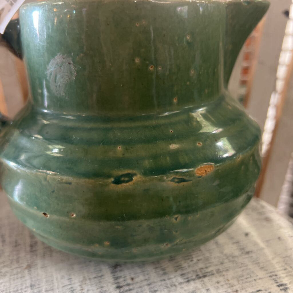 NELSON MCCOY GREEN PITCHER