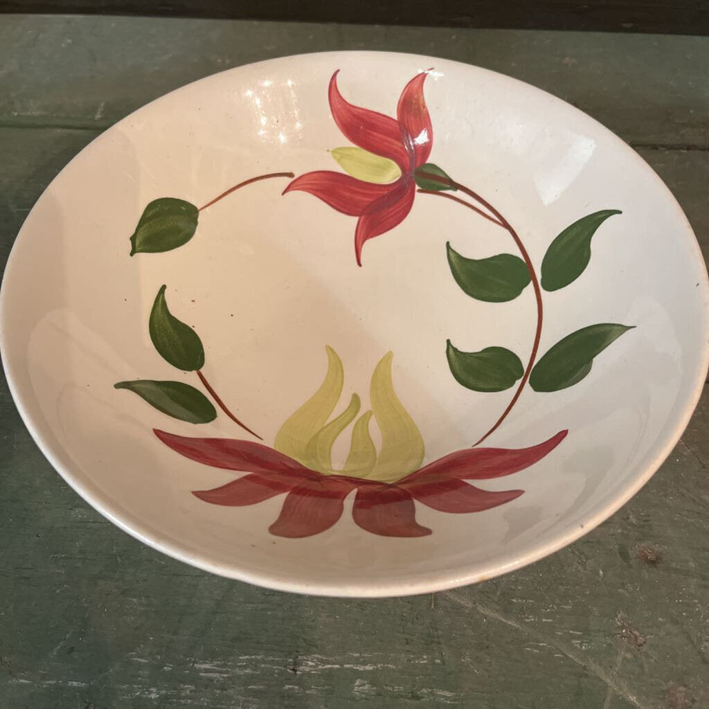 BLUE RIDGE POTTERY FLORAL BOWL