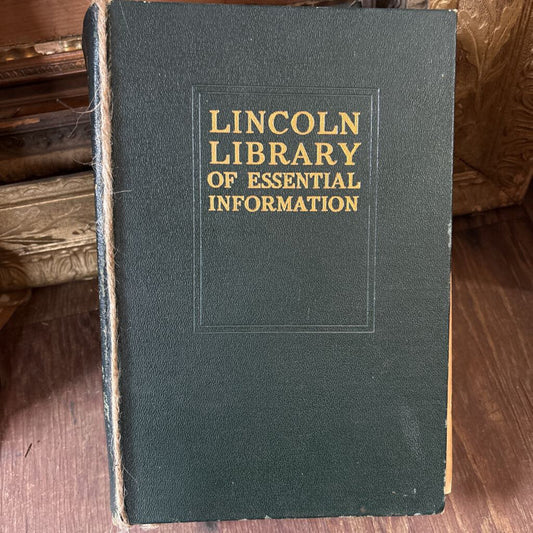 LINCOLN LIBRARY OF ESSENTIAL INFORMATION