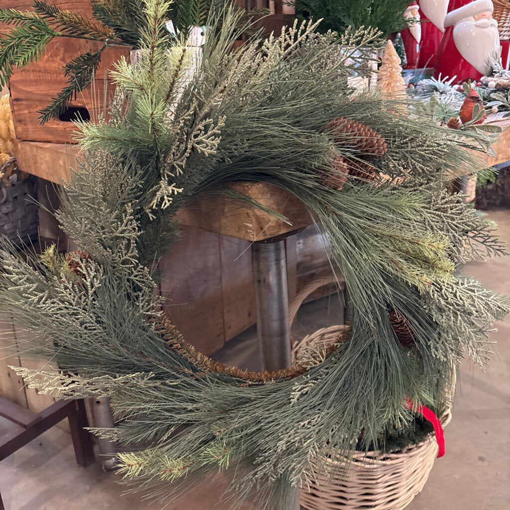 SAGE AND PINE WREATH