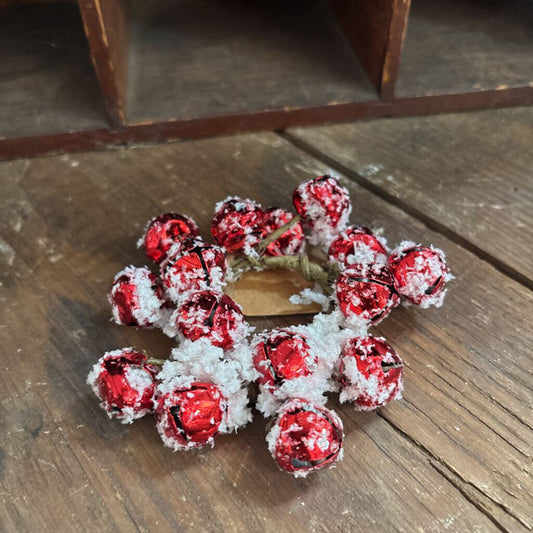 JINGLE BELL AND SNOW CANDLE RING