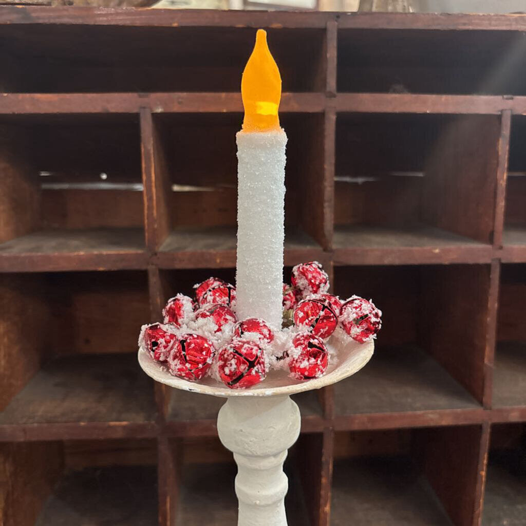 JINGLE BELL AND SNOW CANDLE RING