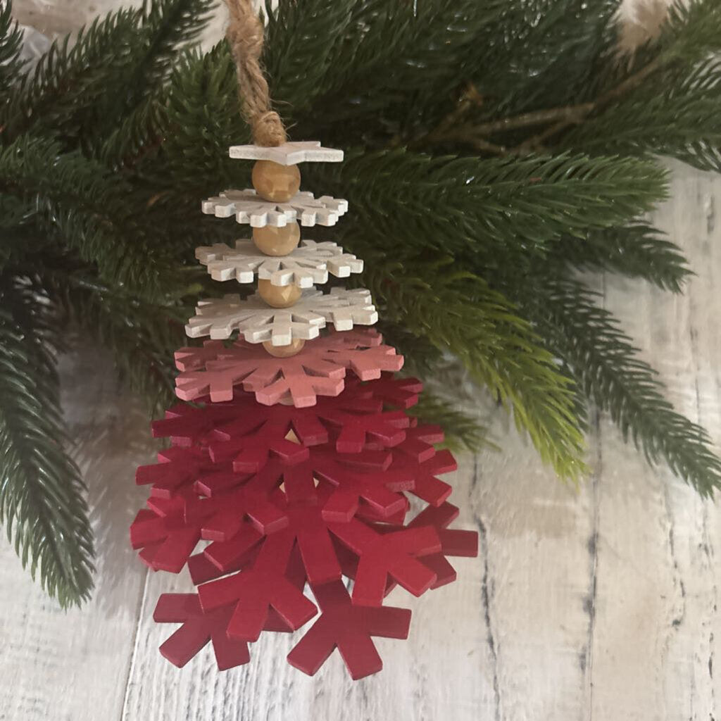 SNOWFLAKE TREE ORNAMENT