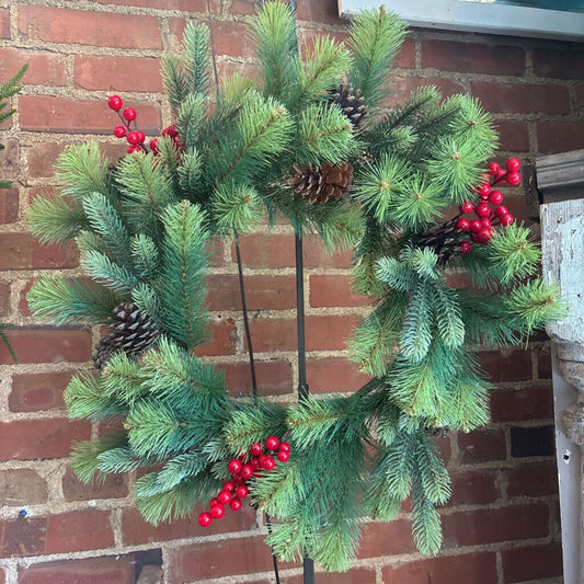 MIXED PINE WREATH