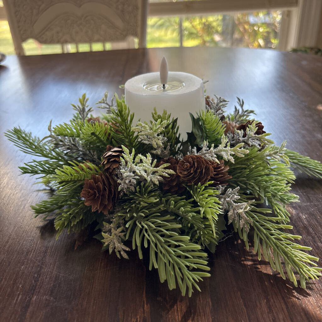 PINE CANDLE RING