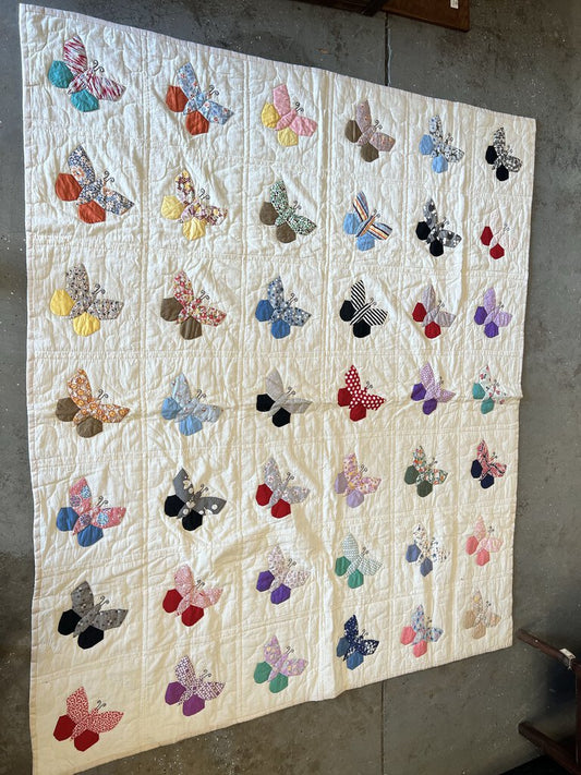 PATCHWORK BUTTERFLY QUILT