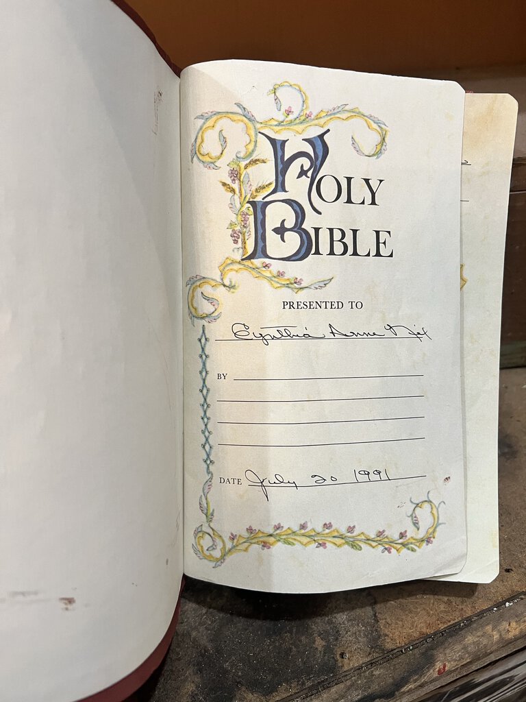 HOLY BIBLE 1990'S