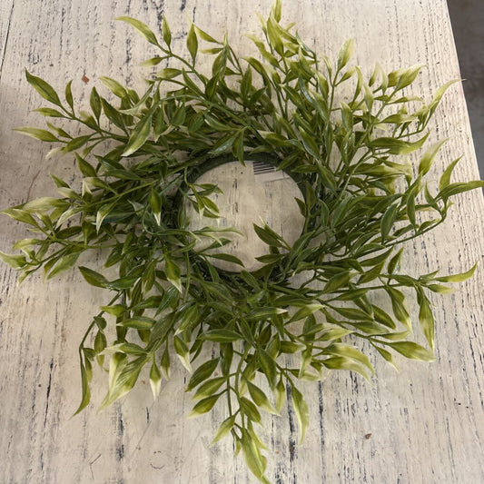 SPROUTING SMILAX CANDLE RING