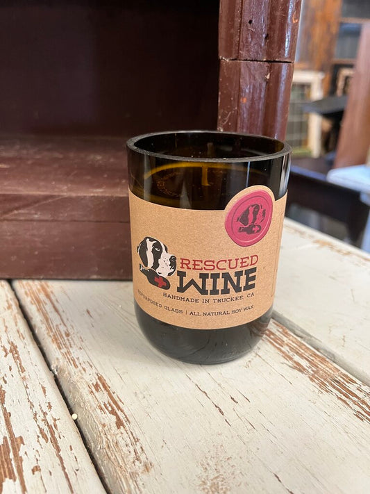 RESCUED WINE SOY CANDLE