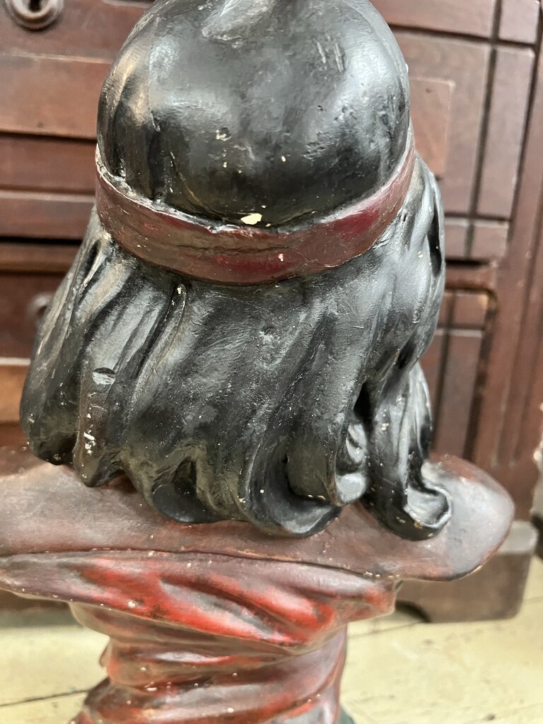 RARE SIGNED CHALKWARE BUST